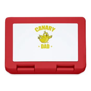 Canary Bird Dad - Lunchbox - red - Front