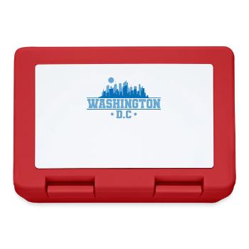 Washington D.C. Columbia City in the USA - Lunchbox - red - Front