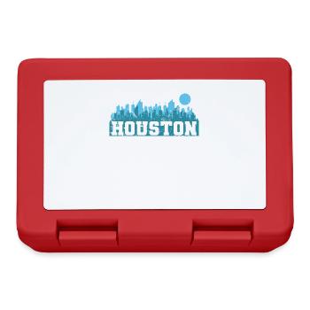Houston, ville du Texas aux États-Unis - Boîte à goûter - rouge - Devant