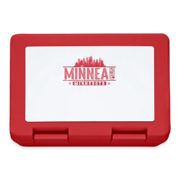 Minneapolis, Minnesota, a city in Minnesota - Lunchbox - red - Front