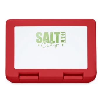 Salt Lake City, une ville de l’Utah. - Boîte à goûter - rouge - Devant
