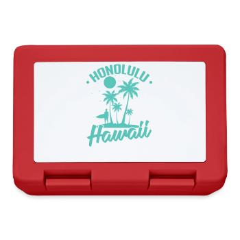 Honolulu, une ville de l’État d’Hawaï aux États-Unis - Boîte à goûter - rouge - Devant