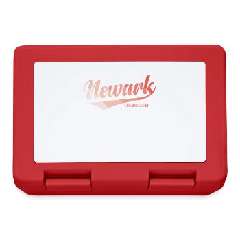 Newark, New Jersey city in the USA - Lunchbox - red - Front