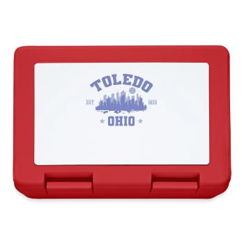 Toledo, ville de l’Ohio aux États-Unis - Boîte à goûter - rouge - Devant