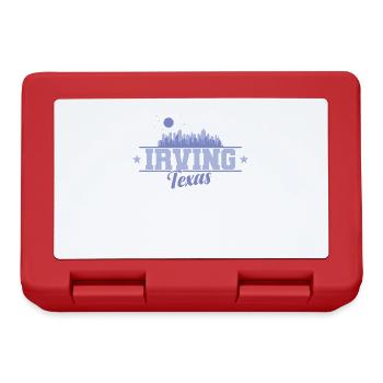 Irving, Texas, a city in the United States - Lunchbox - red - Front