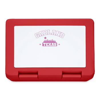 Garland, Texas, USA City - Lunchbox - red - Front