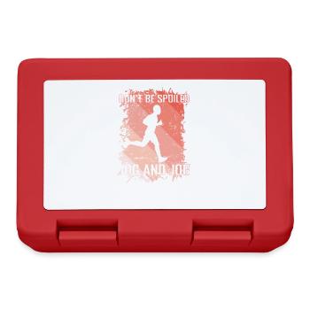Don't be Spoiled Jogging - Lunchbox - red - Front