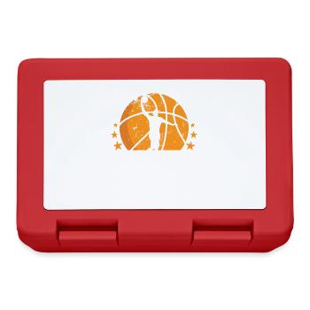 Basketball Dunking Sports America USA - Lunchbox - red - Front