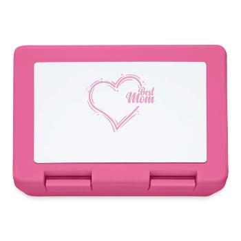 Best Mom Muttertag Mami - Brotdose - Pink - Vorne