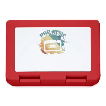 Cassette de musique pop R’n’B - Boîte à goûter - rouge - Devant