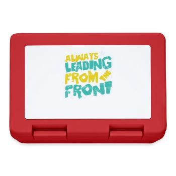 Always Leading from the Front - Brotdose - Rot - Vorne