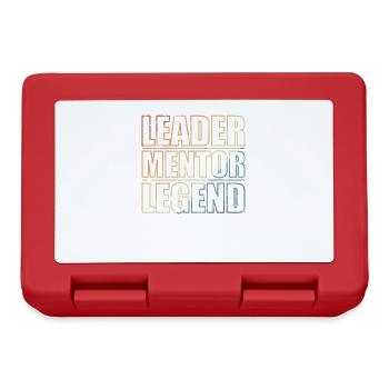 Leader, Mentor, Legend - Lunchbox - red - Front