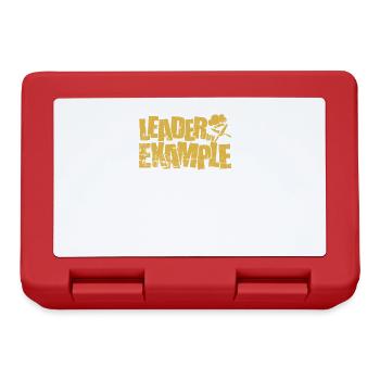 Leader by Example - Brotdose - Rot - Vorne