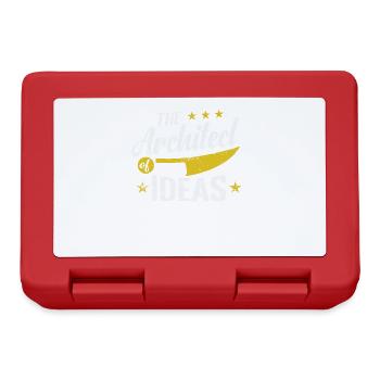 The Architect of Ideas - Lunchbox - red - Front