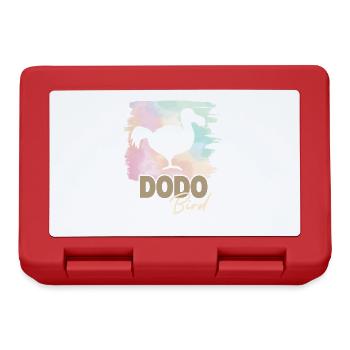 Dodo Bird - Lunchbox - red - Front