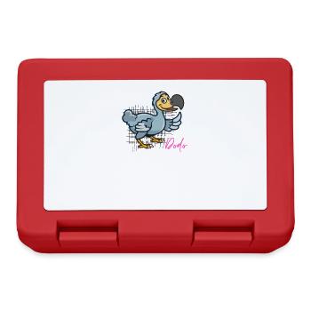 friendly dodo - Lunchbox - red - Front