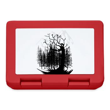 Nature Wilderness Mountains Wild Forest Environment Nature Conservation - Lunchbox - red - Front