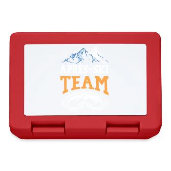 Après Ski Team - Brotdose - Rot - Vorne