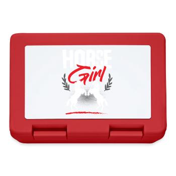 Horses Girls - Lunchbox - red - Front