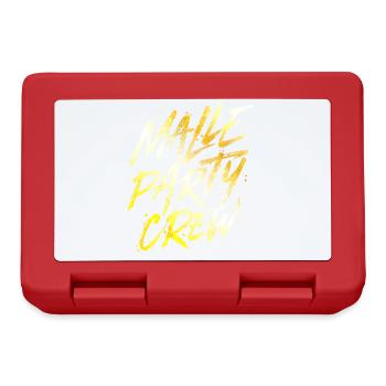 malle party crew gold - Lunchbox - red - Front
