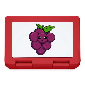Grape Comic - Lunchbox - red - Front