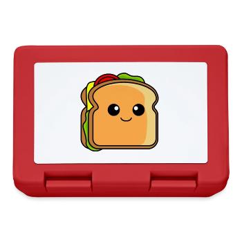 Sandwich Comic - Brotdose - Rot - Vorne