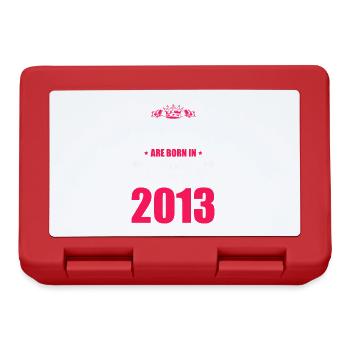 Reines nées en 2013 - Boîte à goûter - rouge - Devant