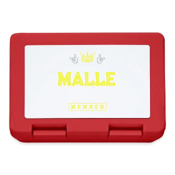Malle Party Crew - Lunchbox - red - Front