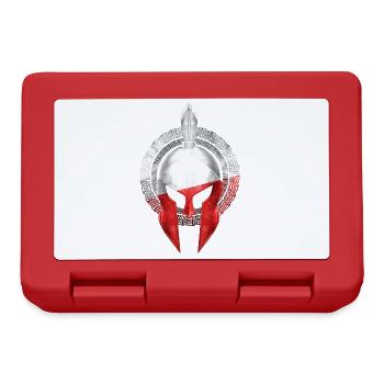 Casque Spartan Pologne Drapeau Polska - Boîte à goûter - rouge - Devant