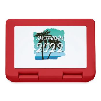 Amsterdam 2022 - Lunchbox - red - Front