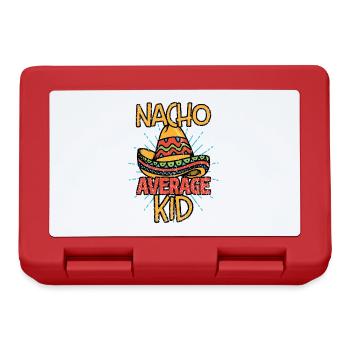 Nacho Average Kid Kids Outfit Mexico Fans - Lunchbox - red - Front