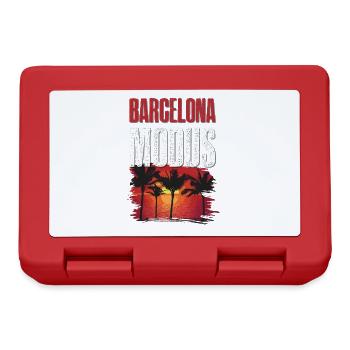 Barcelona Mode - Lunchbox - red - Front