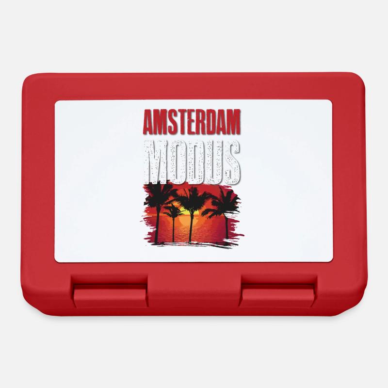 Amsterdam Modus - Brotdose - Rot