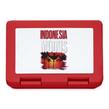 Indonesia Mode - Lunchbox - red - Front