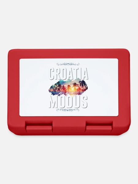 Croatia Modus - Brotdose - Rot
