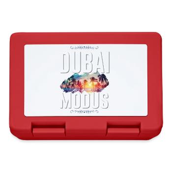 Mode Dubaï - Boîte à goûter - rouge - Devant