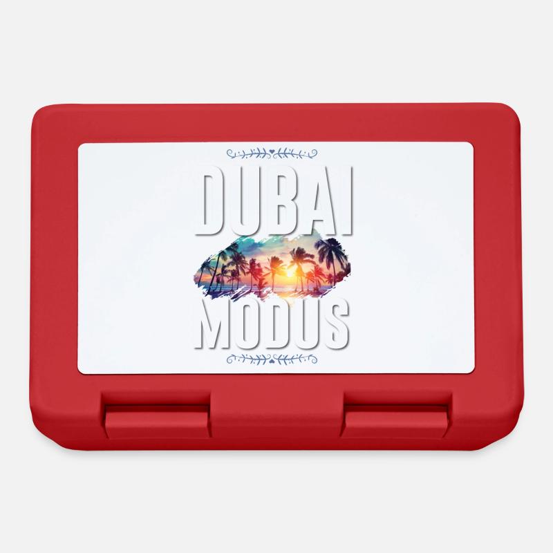 Dubai Modus - Brotdose - Rot