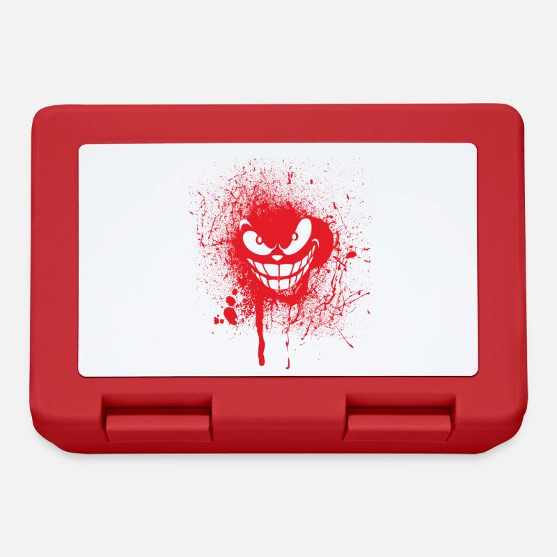 Joker Blut Design - Brotdose - Rot