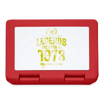 1973 legends born in - Lunchbox - red - Front