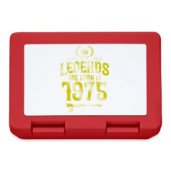 1975 legends born in - Lunchbox - red - Front