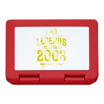 2003 legends born in - Lunchbox - red - Front