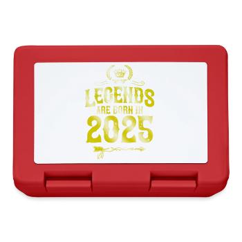 2025 legends born in - Lunchbox - red - Front