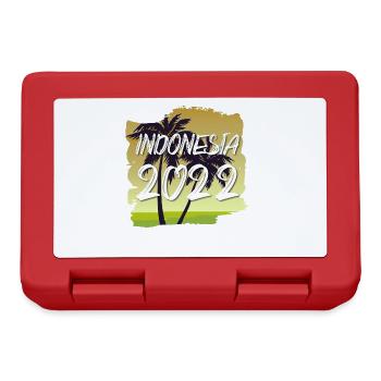 Indonesia 2022 - Brotdose - Rot - Vorne