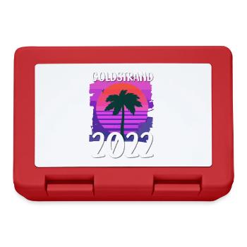 Sables d’Or 2022 - Boîte à goûter - rouge - Devant