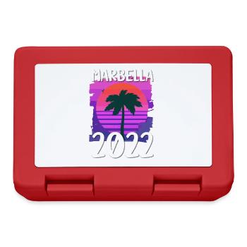 Marbella 2022 - Brotdose - Rot - Vorne