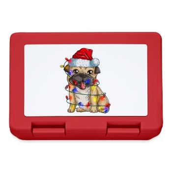 Proud Pug Mom Dogs Gangster Dog Mom Dog Dog - Lunchbox - red - Front