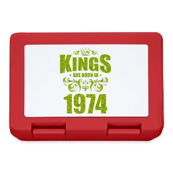 kings are born 1974 - Lunchbox - red - Front