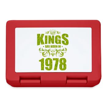 kings are born 1978 - Lunchbox - red - Front