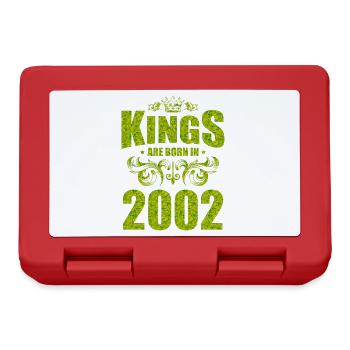 les rois naissent en 2002 - Boîte à goûter - rouge - Devant