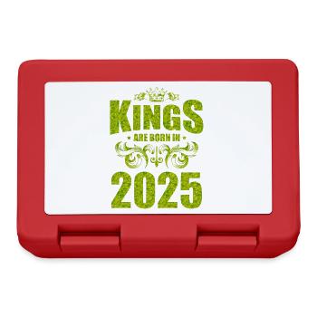 kings are born 2025 - Lunchbox - red - Front